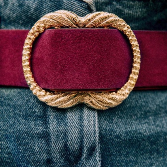 Sezane Artemis Belt, Cassis - Picture 2 of 6